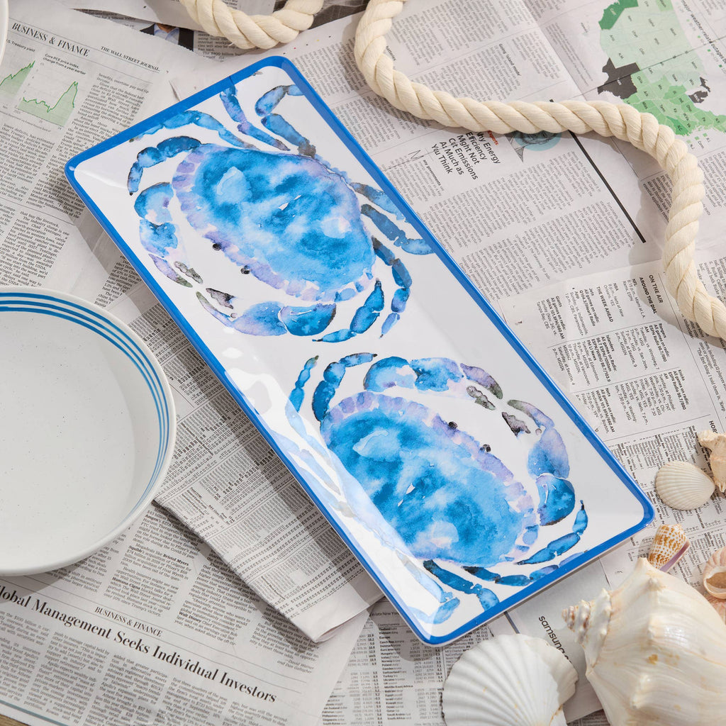 Blue Crab Rectangular Platter