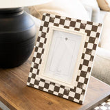 Wood photo frame (CHECK) (5x7 pic) Everyday - 70035