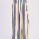 STRIPED WIDE LEG PANTS