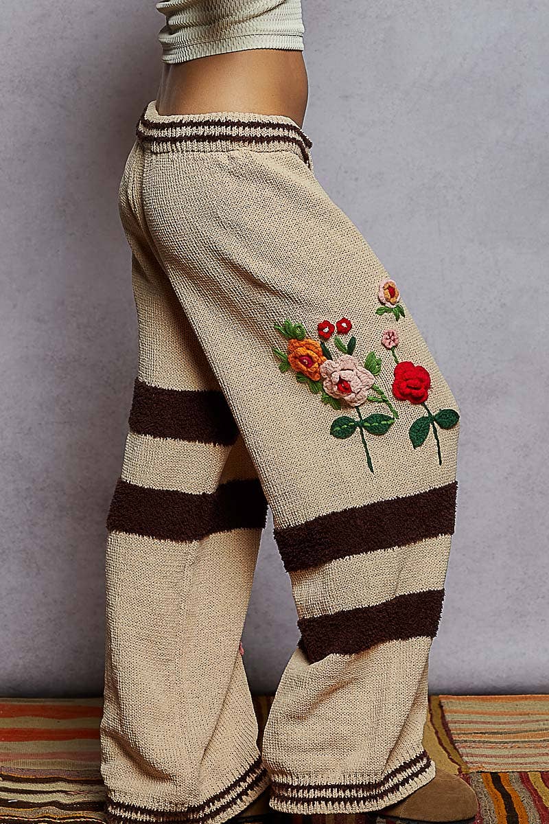 Striped & Floral Lounge Pants