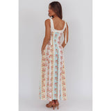 ROMANTIC FLORAL MAXI DRESS / KA0361K