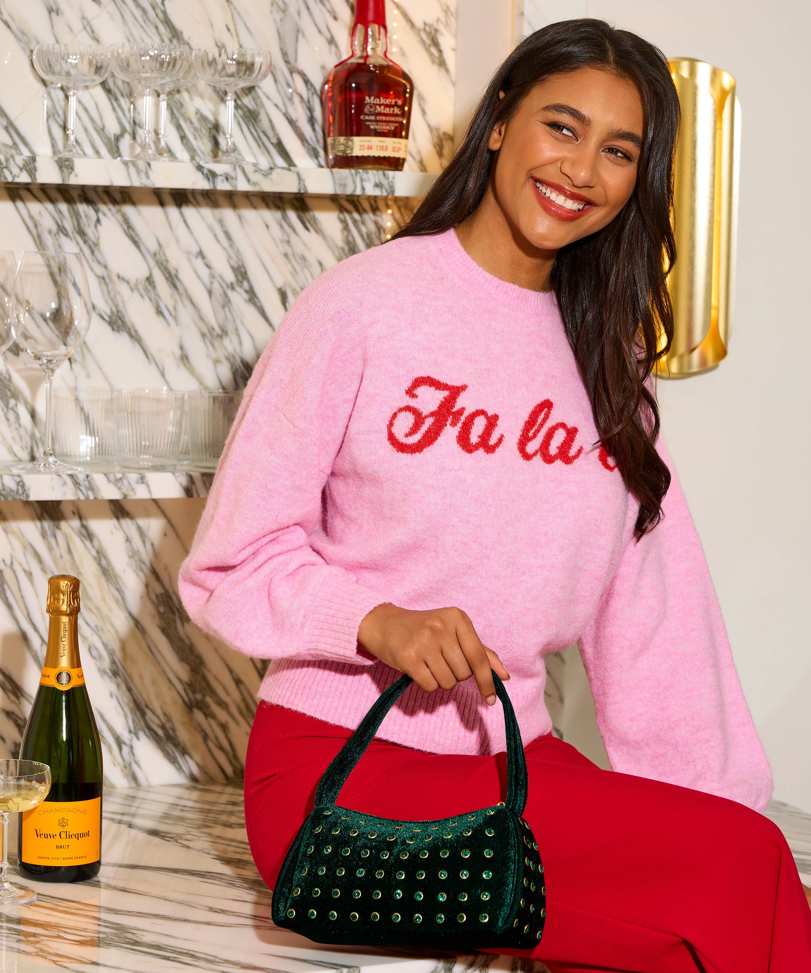 "FA LA LA" SWEATER