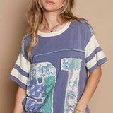 Oversize "91" Patch Top