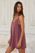 Washed Sporty Romper
