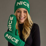"Nice" Knit Pom Hat