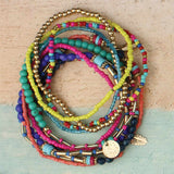 Pastel Bead Bracelet Set