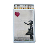Matches •Banksy Street Art •Home Decor for Candles & Incense