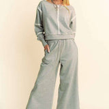 Raw Edge Outseam Sweatshirt