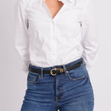 Alie | Skinny Leather Belt for Women - Belts for Dresses