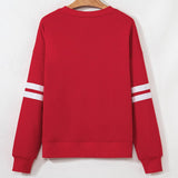 Varsity Striped Sweatshirt