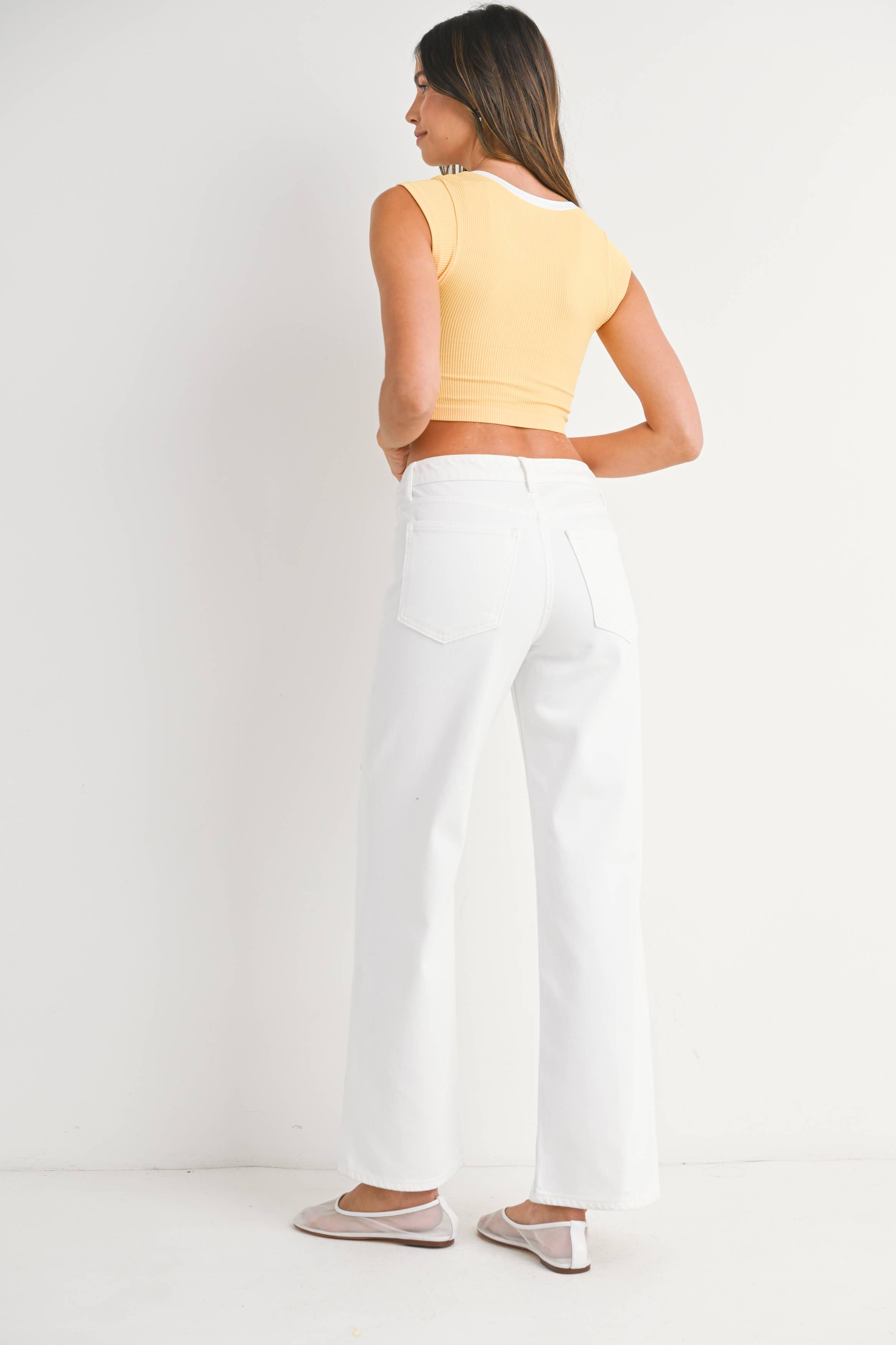 High Rise Straight Leg Jeans