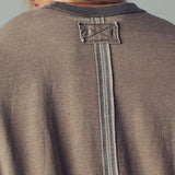 Oversized Seam Detail Pullover Top