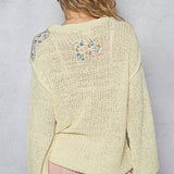 Thin Cable Knit Sweater