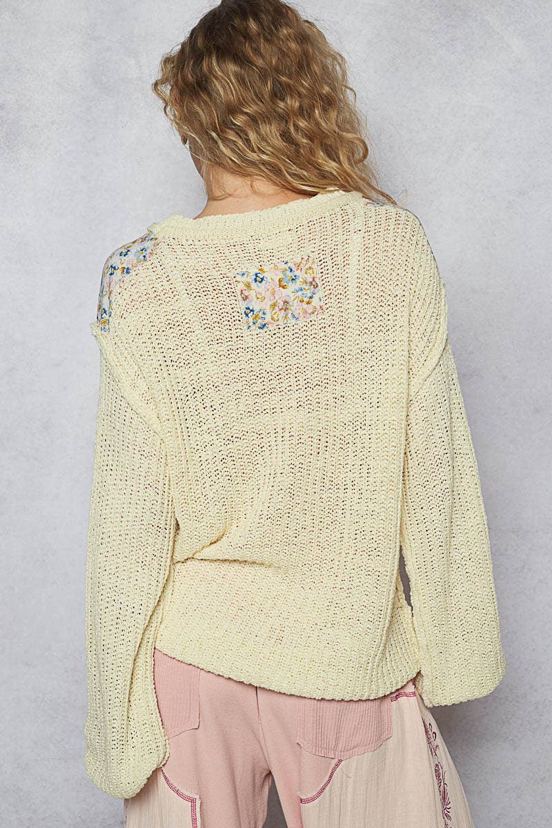 Thin Cable Knit Sweater