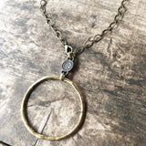 Full Circle Rustic Necklace
