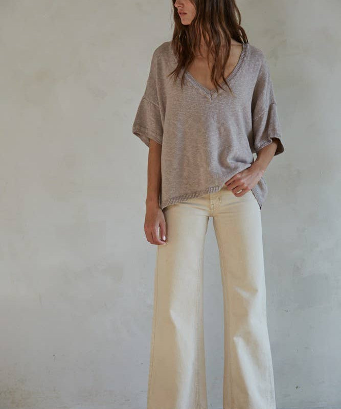 Loose V-Neck Sweater
