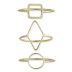 Gold Minimalist Shape Ring