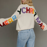 Ivory Merry Christmas Sweater