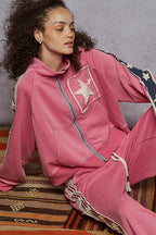 Star Patch Track Jacket