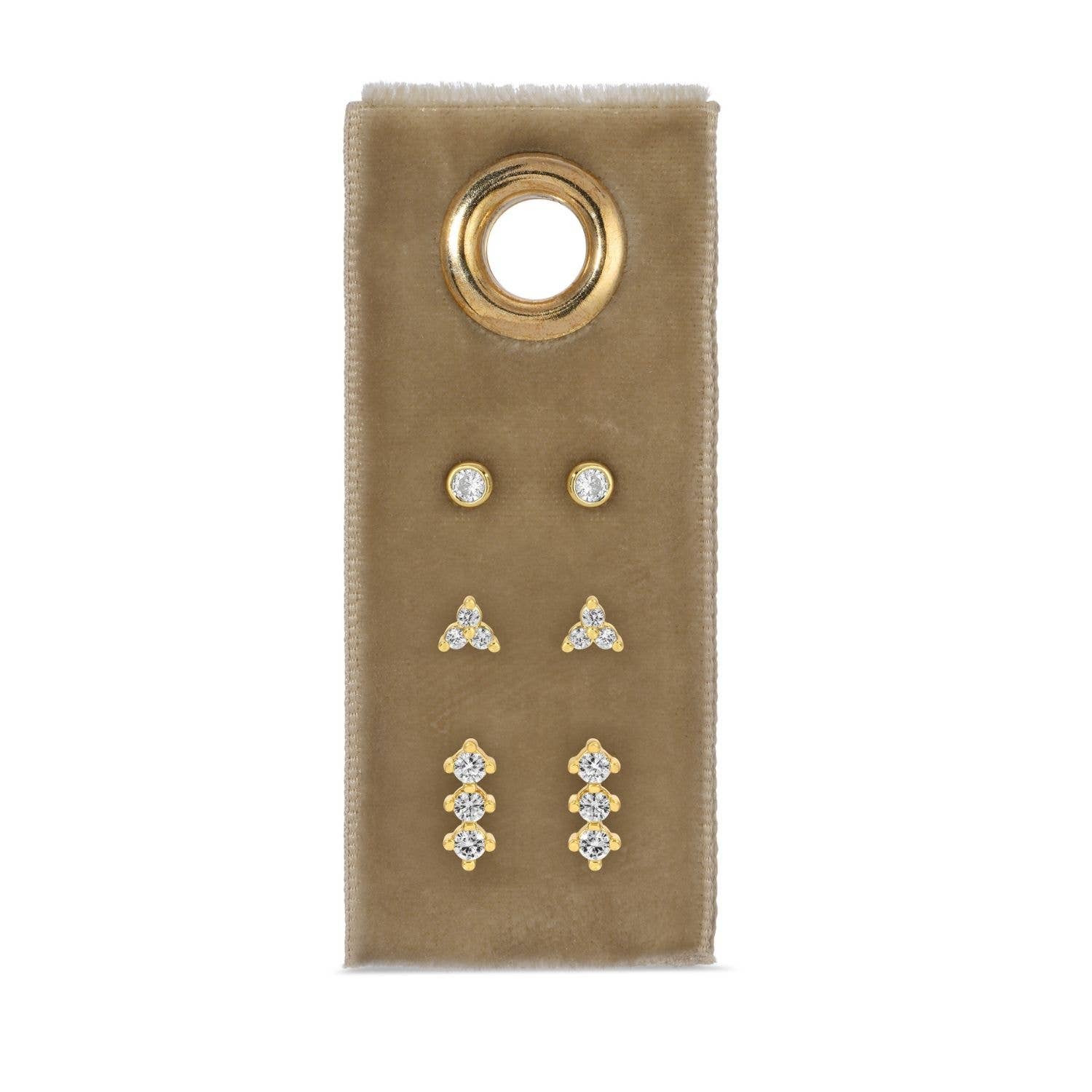 Curated Stud Set of 3