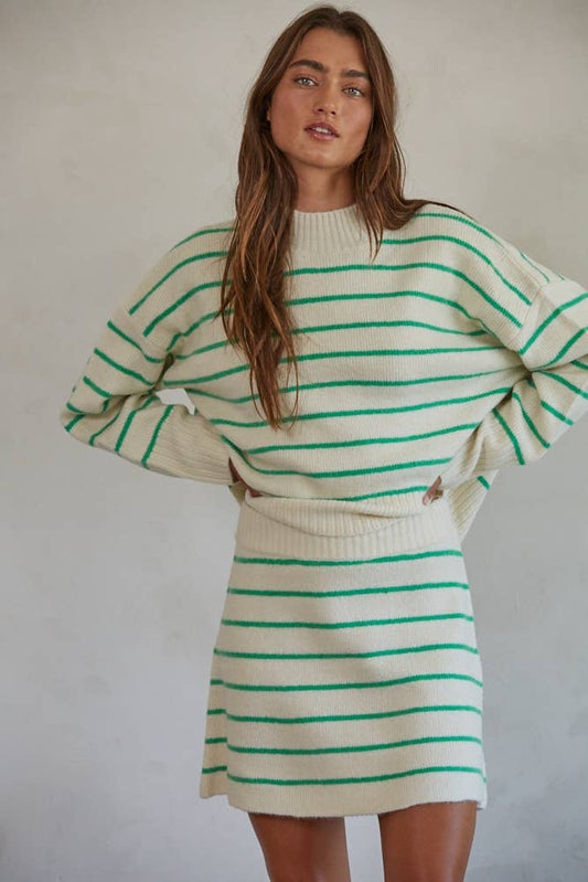 Knit Sweater Mock Neck Long Sleeve Top