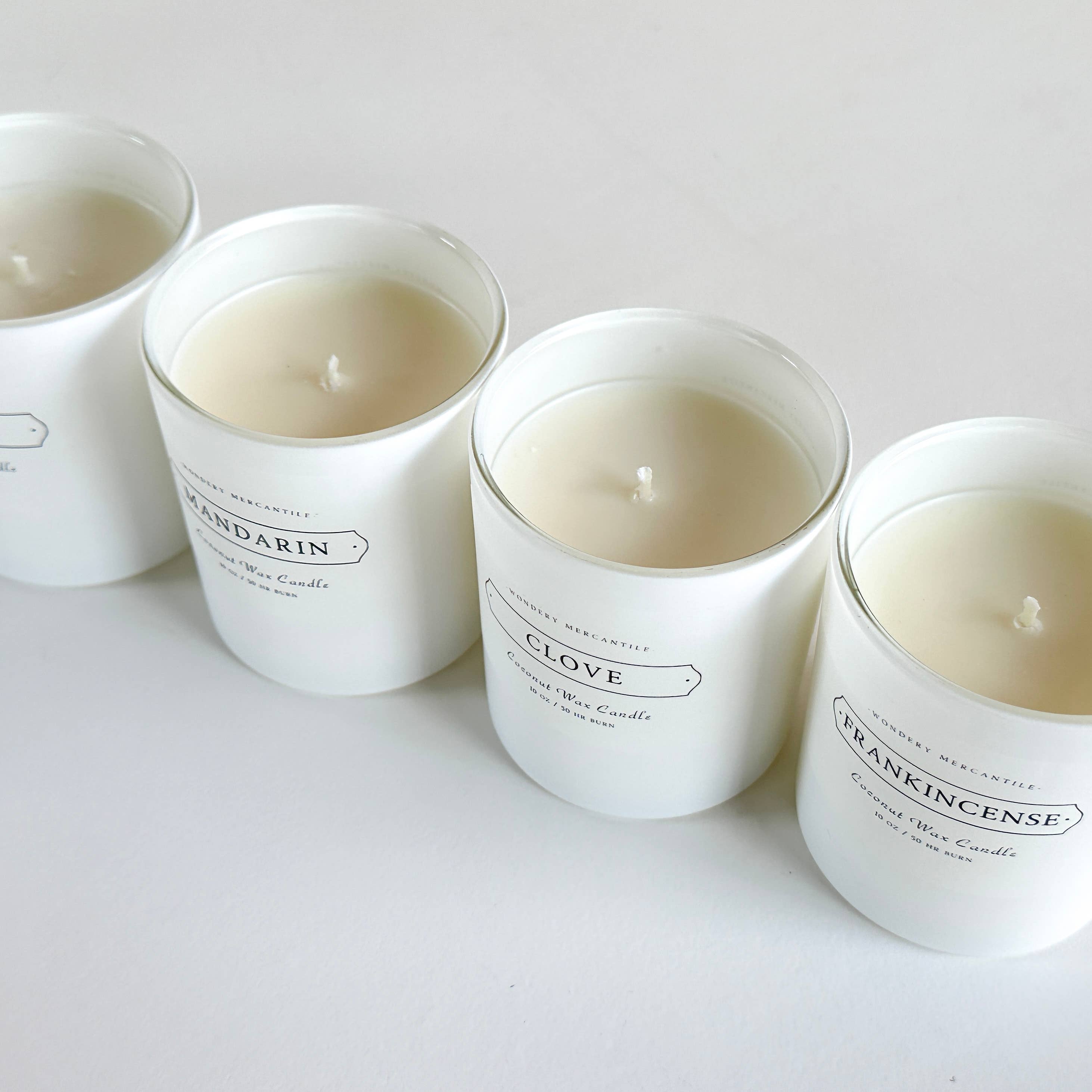 Mandarin Coconut Wax Candle | Citrus, Champaca
