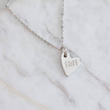 11:11 Stamped Heart Necklace
