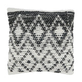 Throw Pillow With Diamond Woven Design