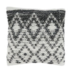 Throw Pillow With Diamond Woven Design