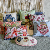 Embroidered Butterfly Throw Soft Pillow Decorative Cushion