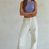 See-Through Jacquard Tank Top