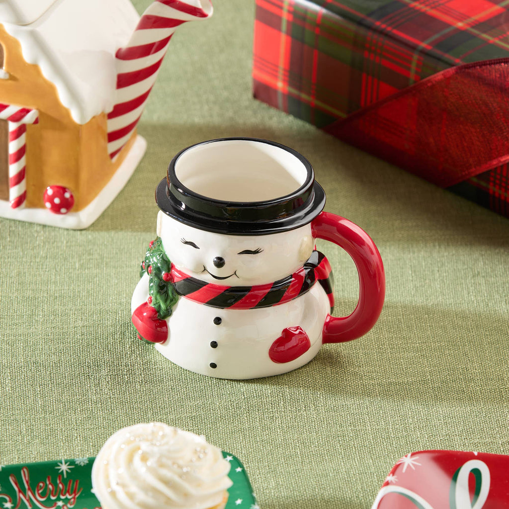 Santa's Retro Christmas Mug