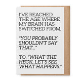 Let's See - Greeting Card