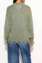 'Just Sage' Mantra Sweater