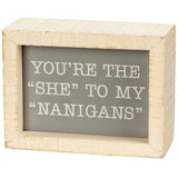 Nanigans Inset Box Sign