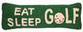 "Eat Sleep Golf" Wool Pillow