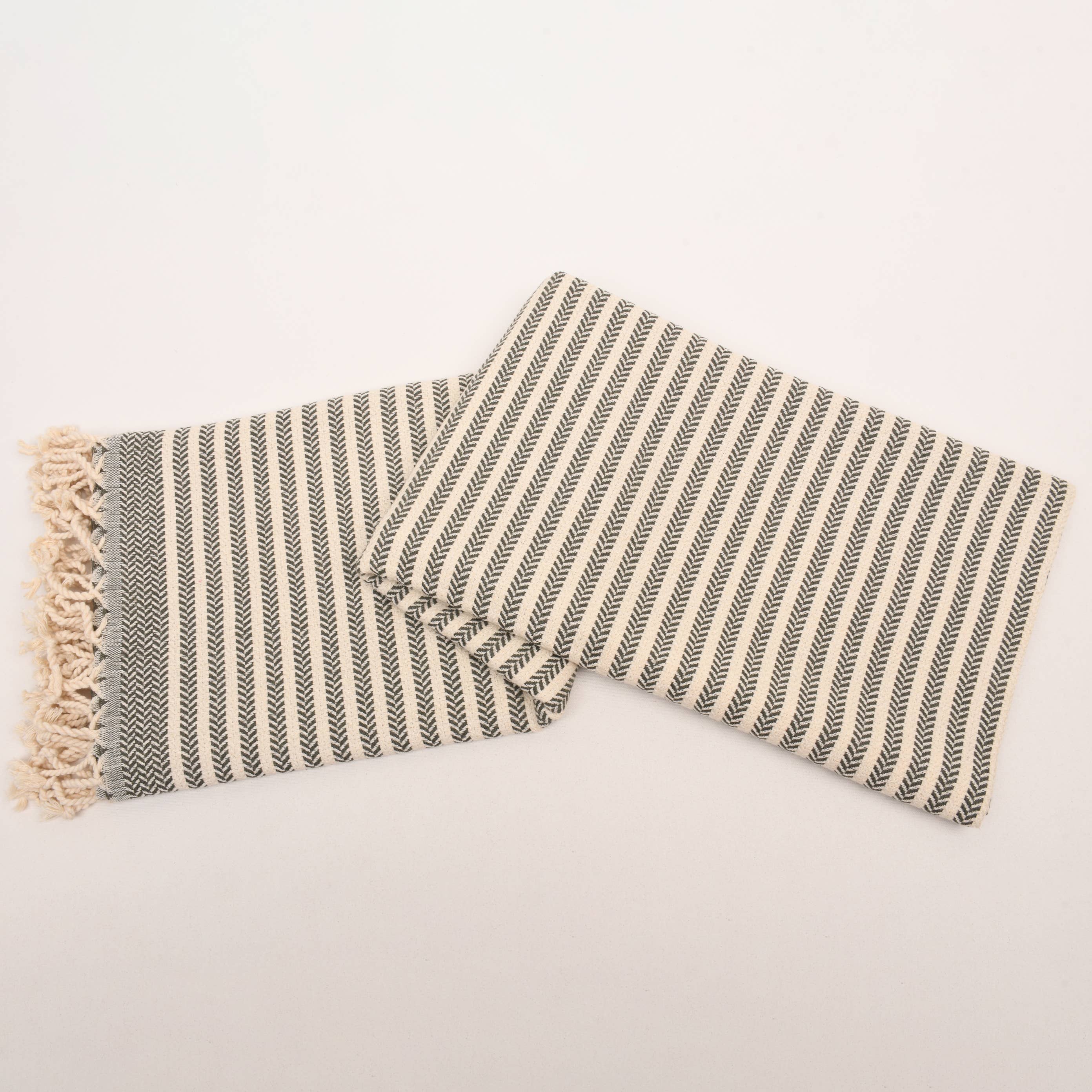 Herringbone Turkish Towels – Organic, Soft & Handwoven