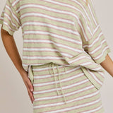 Oversize Sweater Top With Mini Skirt Set