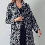 Leopard Print Oversized Statement Coat