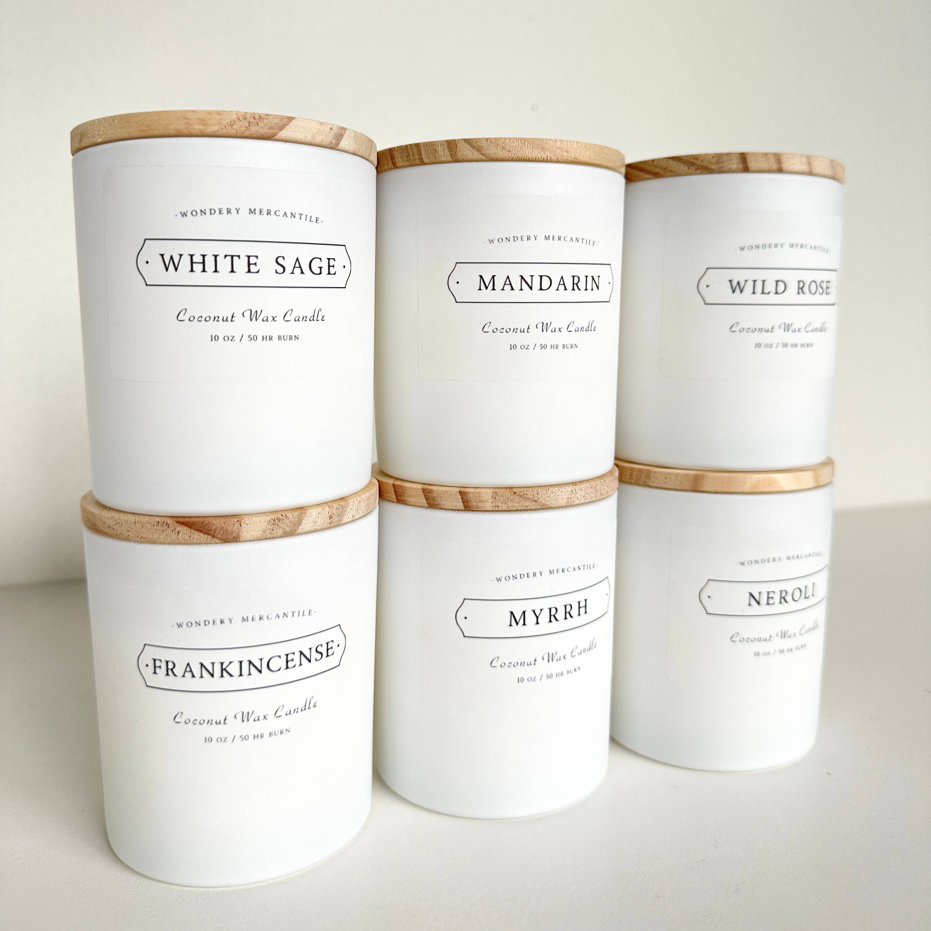 Mandarin Coconut Wax Candle | Citrus, Champaca