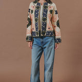 Suzani Embroidered Cotton Floral Jacket
