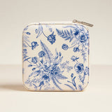 Flower Pattern Portable Jewelry Box