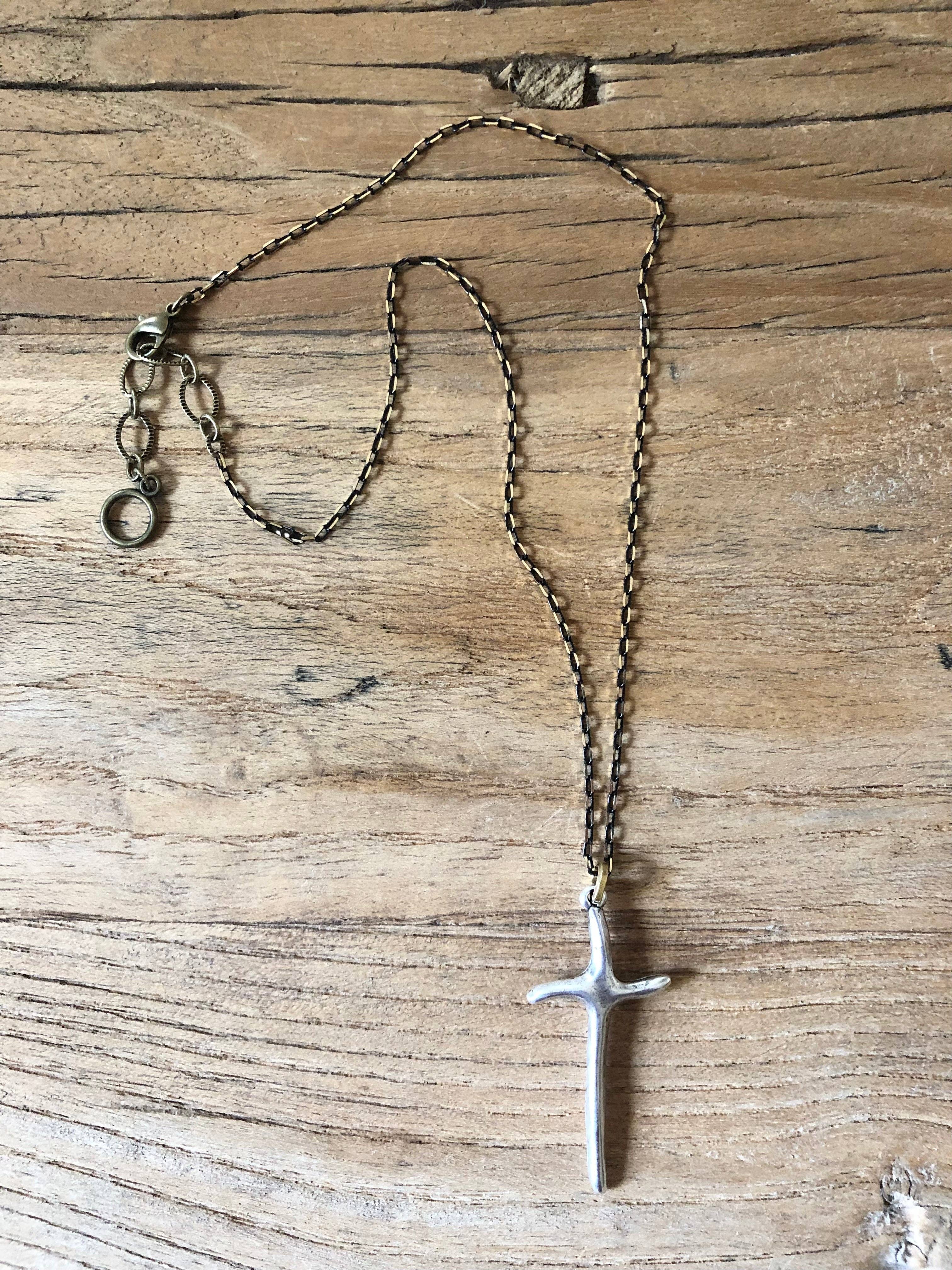 Soul Flow Cross Necklace