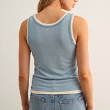 ET7509   ESSENTIAL DOUBLE LAYERED SLEEVELESS RACER BACK TOP