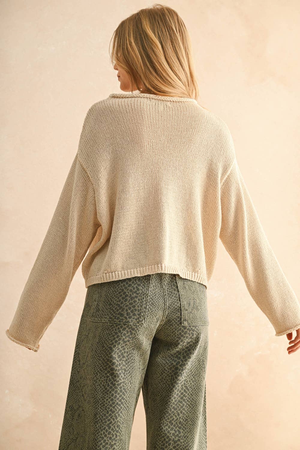 Lightweight Button Front Cardigan