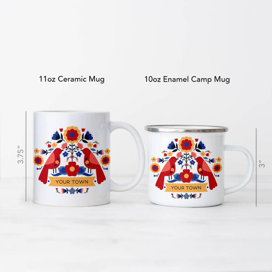 Scandinavian Folklore Graphic Rehoboth Beach Mug