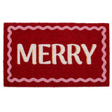 "M-E-R-R-Y" Doormat