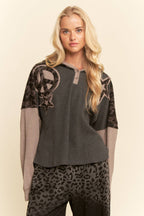 Star & Peace Patchwork Hoodie