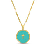 Cross Medallion Necklace