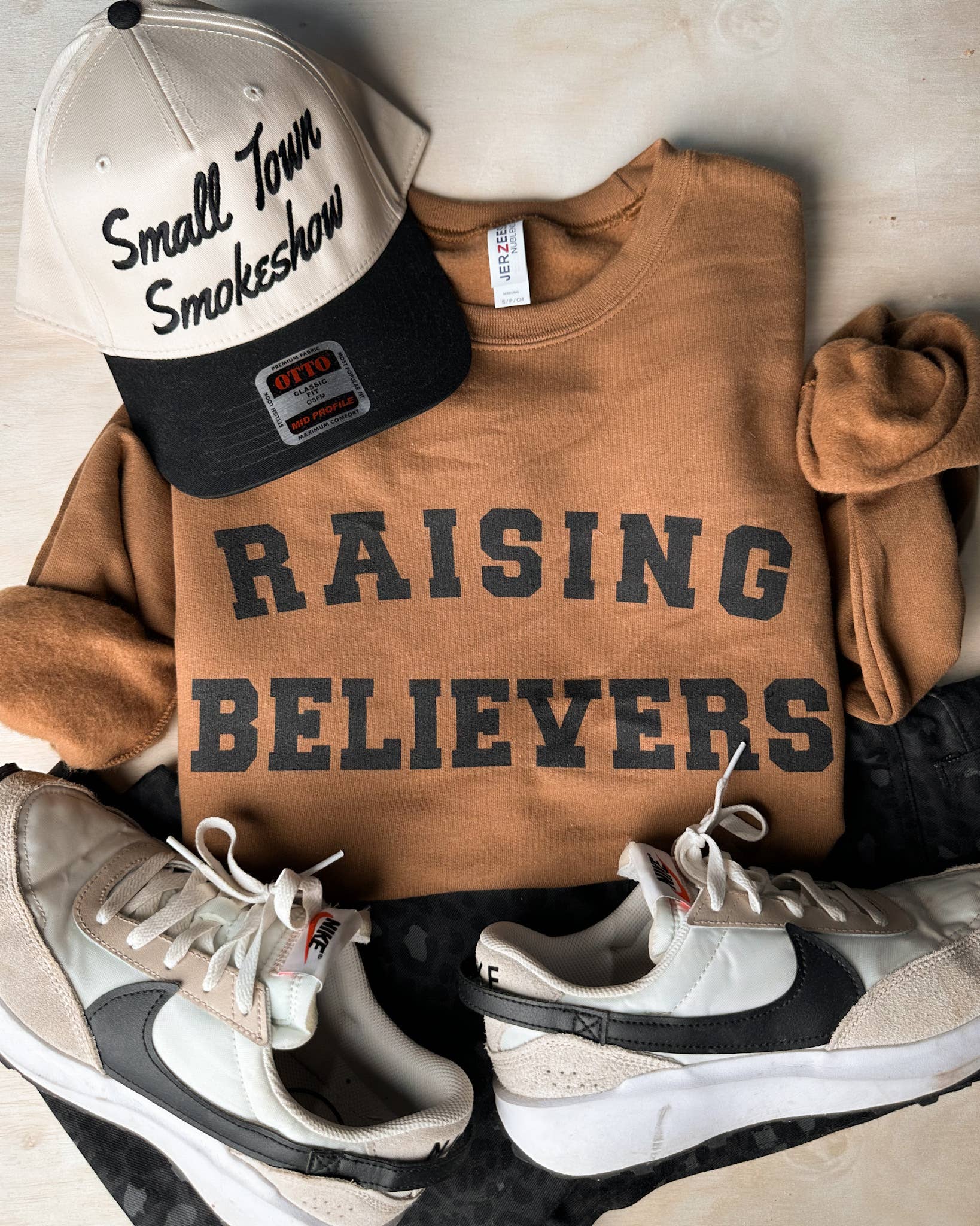 Raising Believers Pecan Sweatshirt